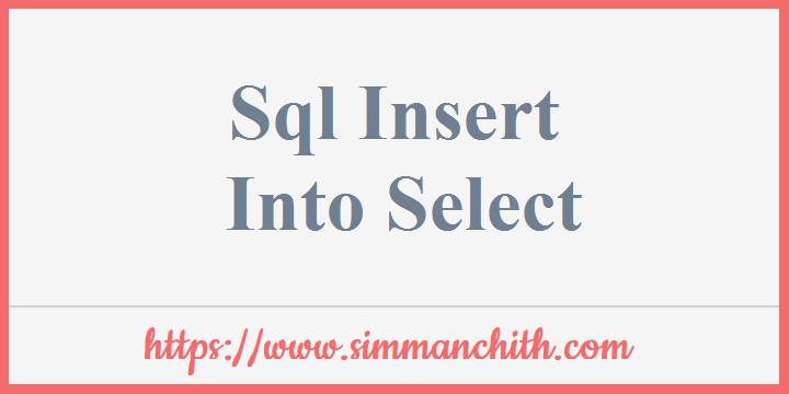 insert into from select postgres